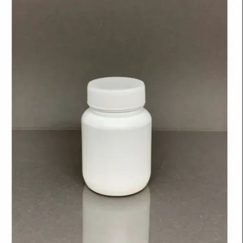 Round Protein Powder Hdpe Containers, Capacity: 100 ml